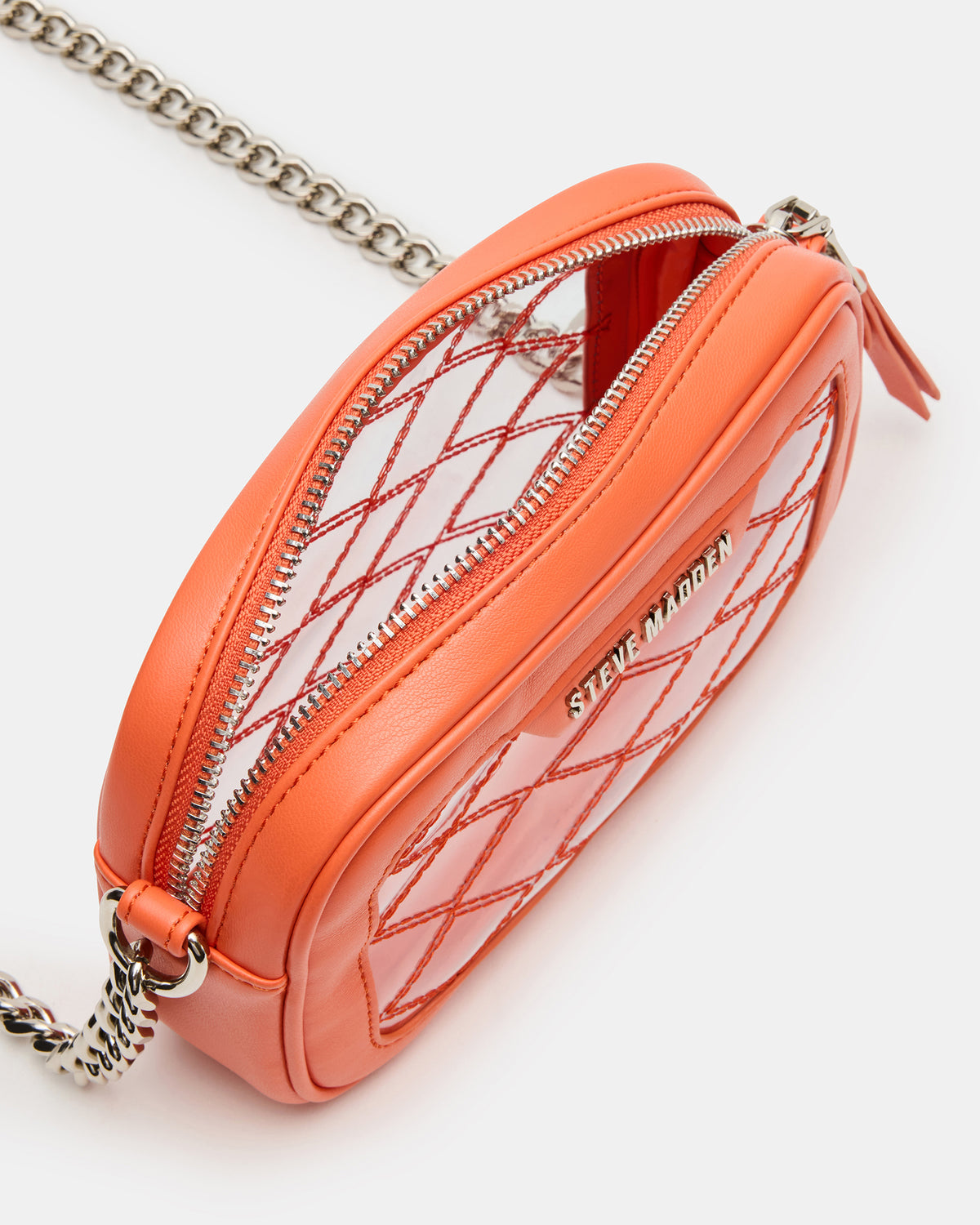 JELLY Bag Orange Clear Camera Crossbody Handbag | Steve Madden Quality