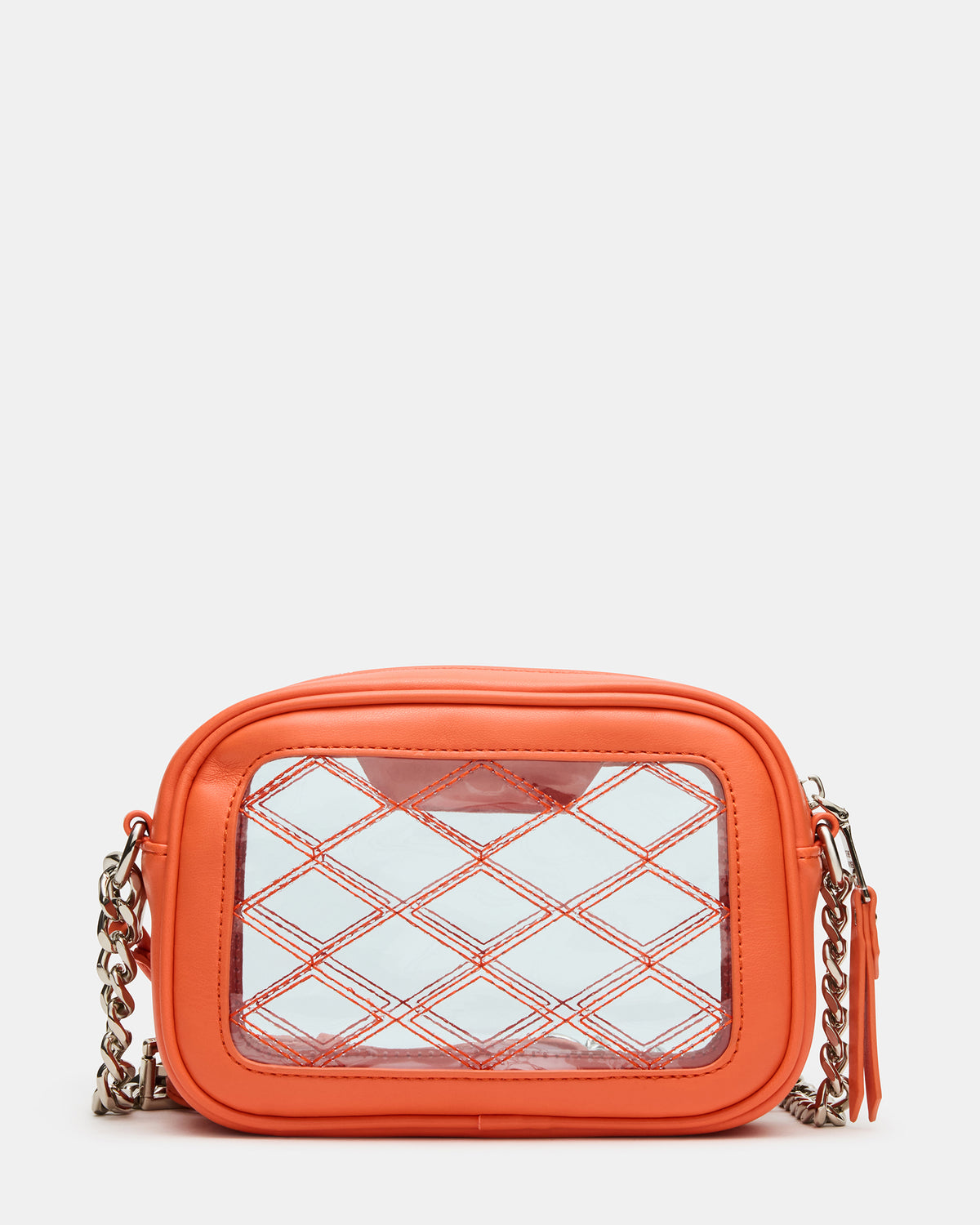 JELLY Bag Orange Clear Camera Crossbody Handbag | Steve Madden Quality