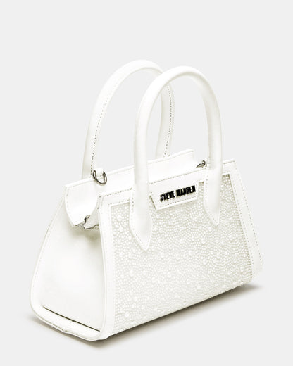 PEACH White Multi Women's Mini Top-Handle Mesh Handbag | Steve Madden Trending