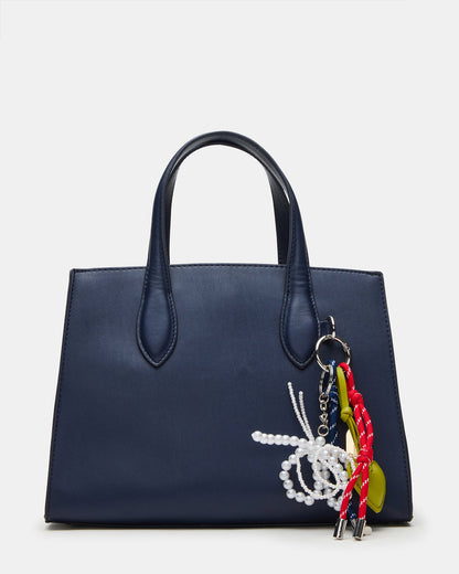 CALLEB Bag Navy Structured Tote Crossbody Handbag | Steve Madden Trending