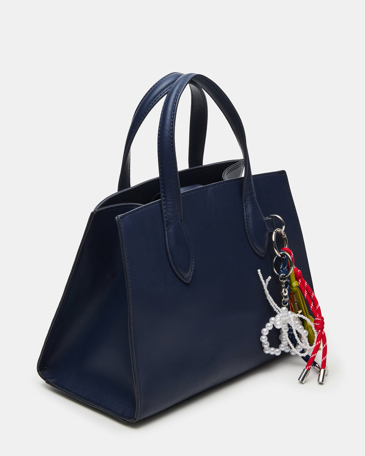 CALLEB Bag Navy Structured Tote Crossbody Handbag | Steve Madden Trending