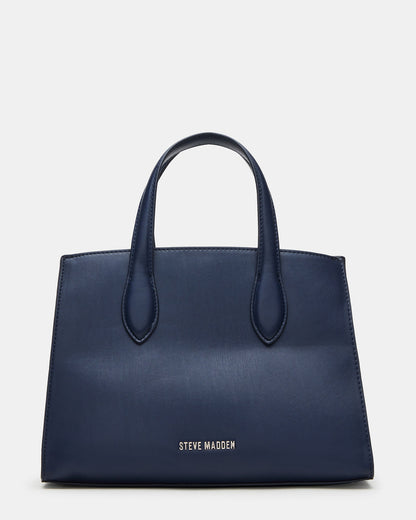 CALLEB Bag Navy Structured Tote Crossbody Handbag | Steve Madden Trending