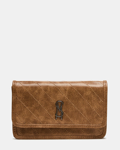RELAX Bag Pecan Logo Chain Strap Crossbody Handbag | Steve Madden Discount