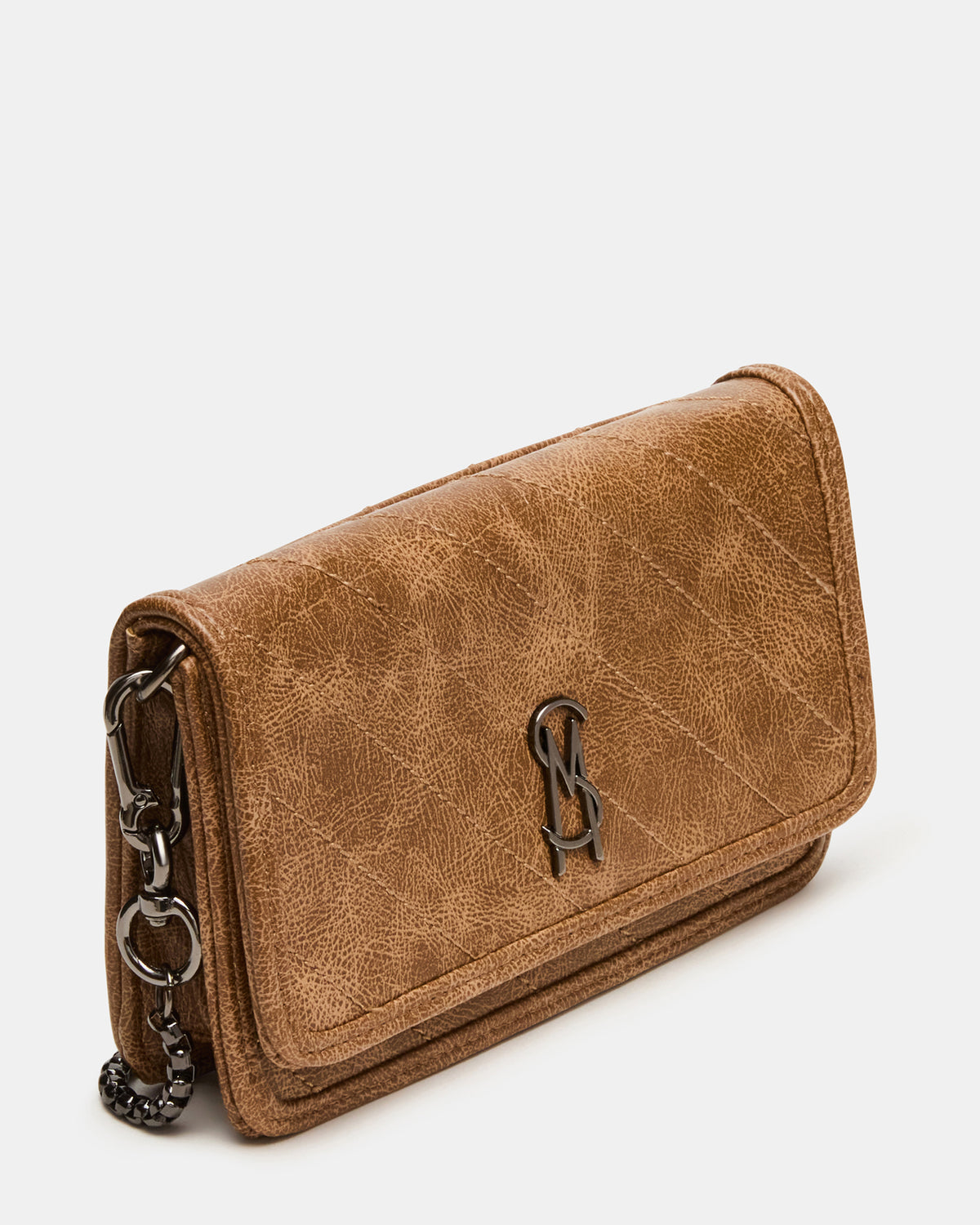 RELAX Bag Pecan Logo Chain Strap Crossbody Handbag | Steve Madden Discount
