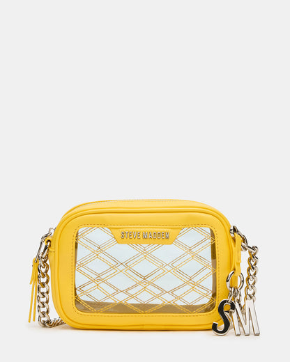 JELLY Bag Yellow Clear Camera Crossbody Handbag | Steve Madden Top Pick