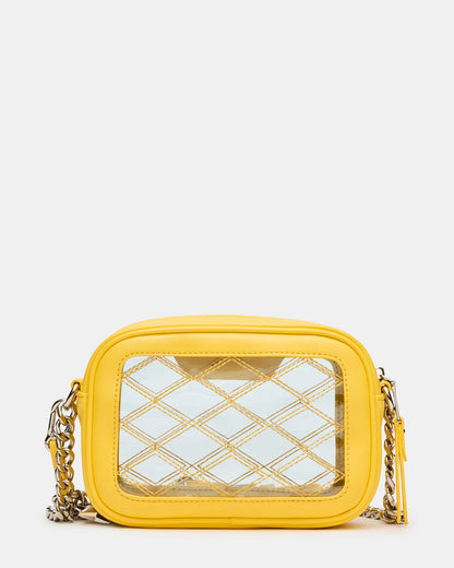 JELLY Bag Yellow Clear Camera Crossbody Handbag | Steve Madden Top Pick