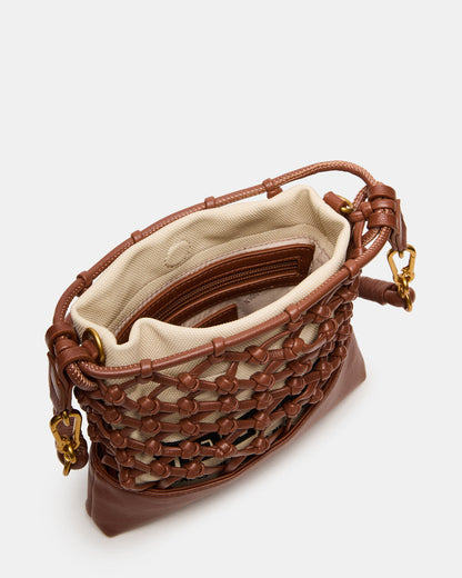 ARDA Cognac Multi Women's Crossbody Pouch Handbag | Steve Madden Great Value