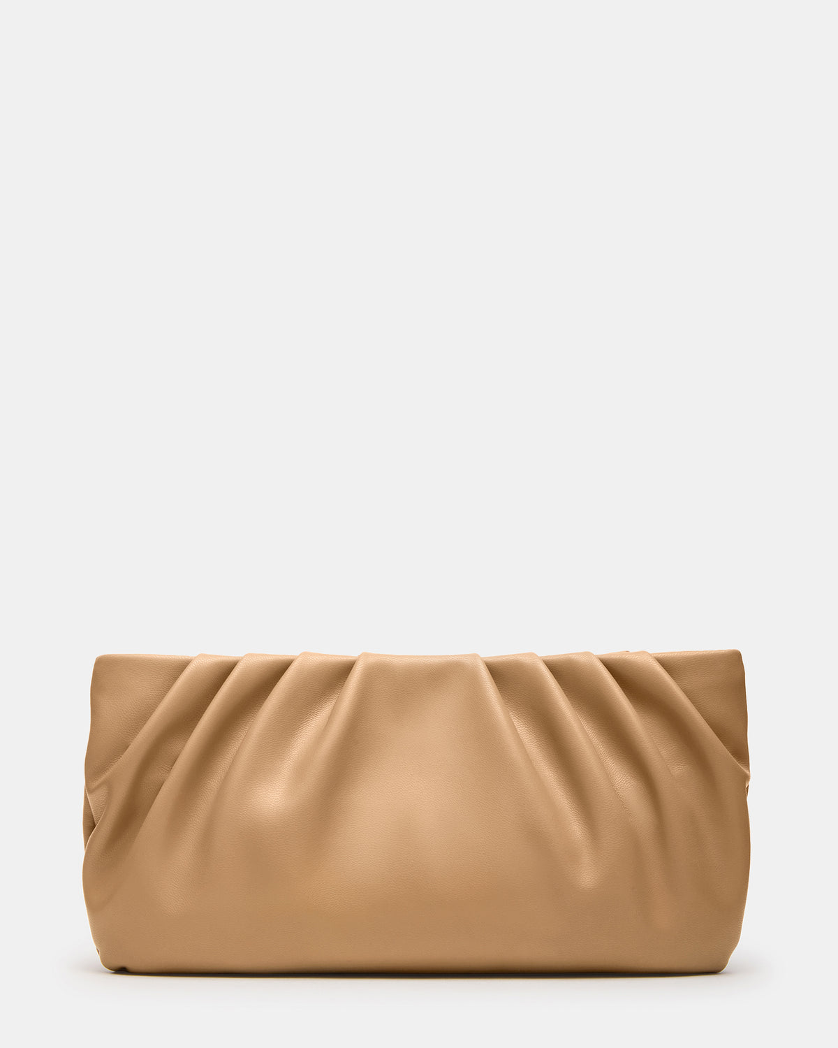NIKA Chestnut Women's Pleated Crossbody Clutch Handbag | Steve Madden Classic