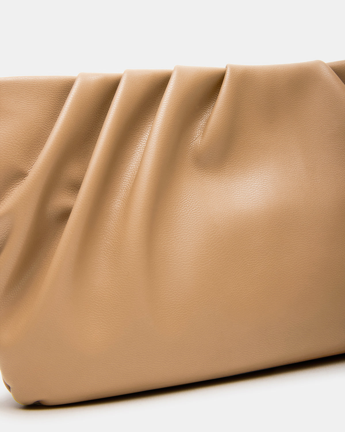 NIKA Chestnut Women's Pleated Crossbody Clutch Handbag | Steve Madden Classic