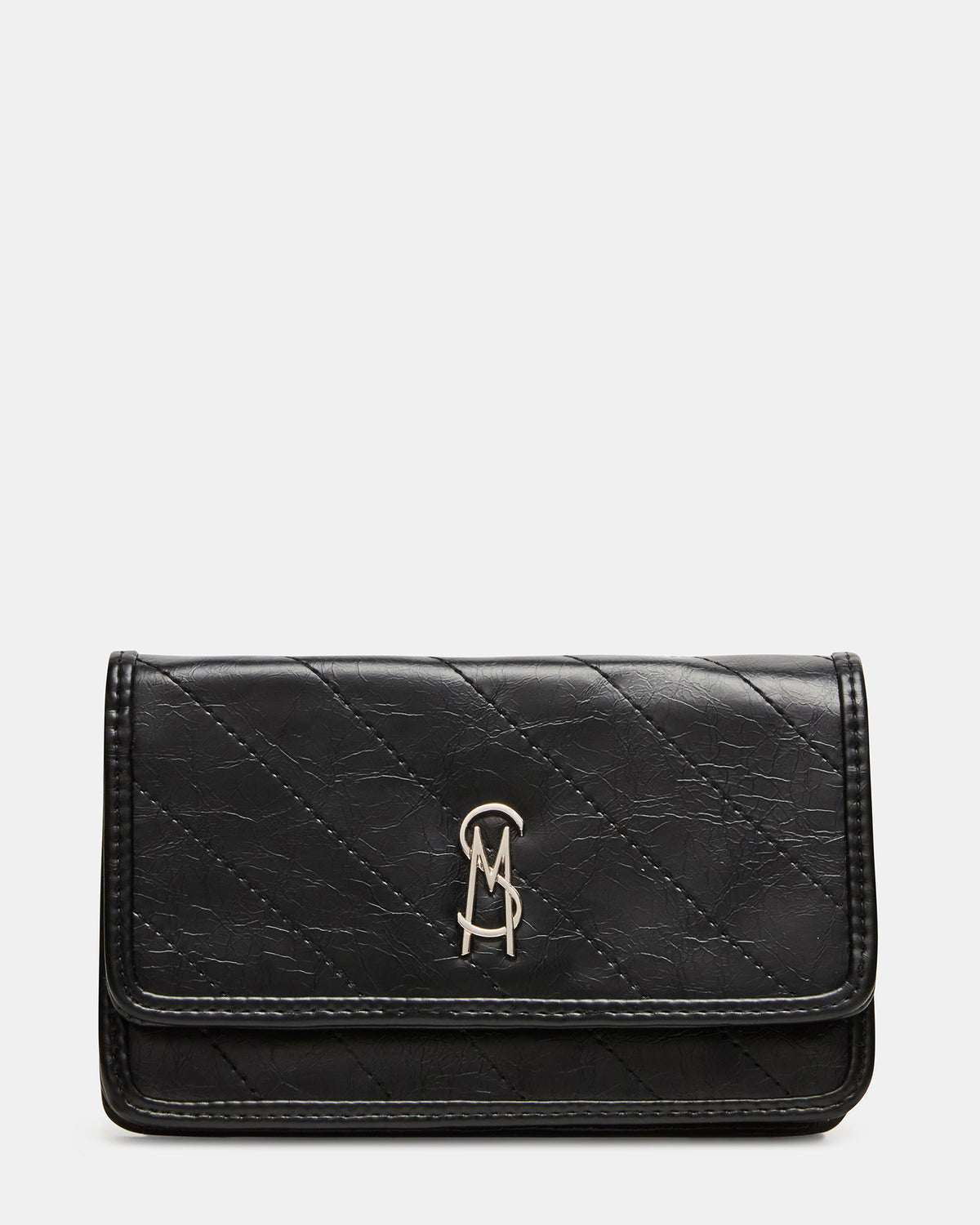 RELAX Bag Black Logo Chain Strap Crossbody Handbag | Steve Madden Special Offer