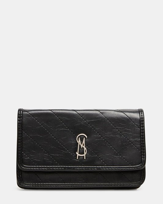 RELAX Bag Black Logo Chain Strap Crossbody Handbag | Steve Madden Special Offer