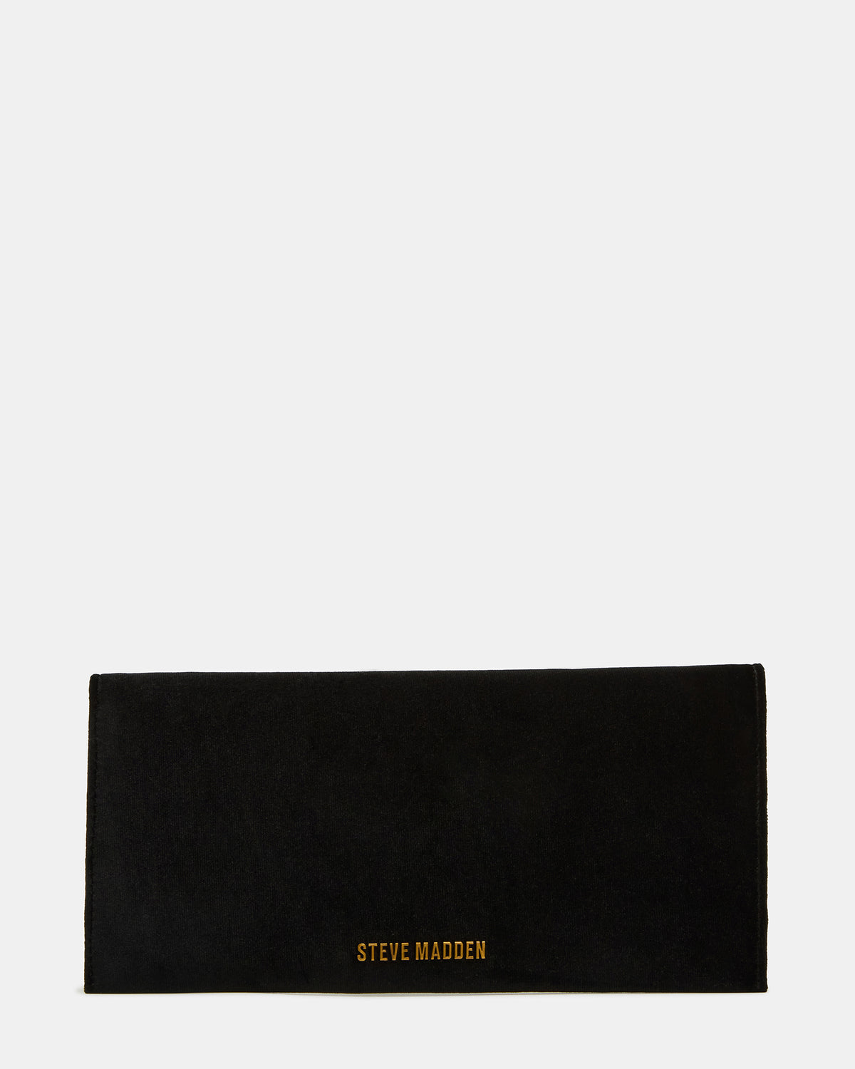 SMOOTH Bag Black Velvet Envelope Logo Crossbody Clutch Handbag | Steve Madden Hot Sale