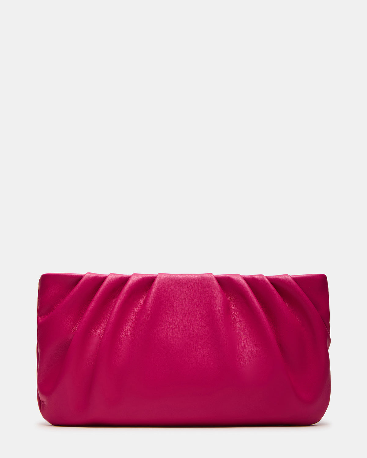 NIKA Fuchsia Women's Pleated Crossbody Clutch Handbag | Steve Madden New