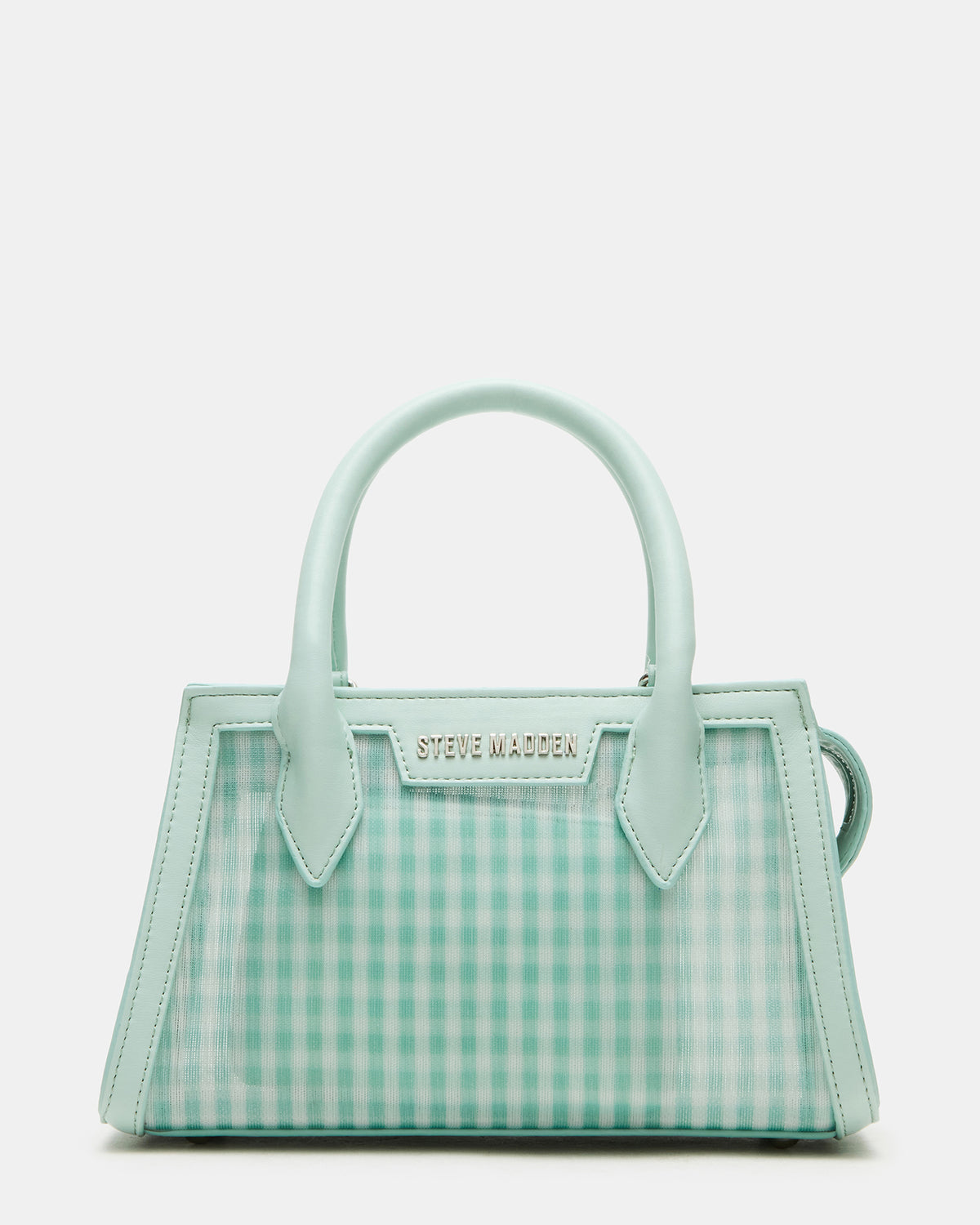 PEACHY Green Multi Women's Mini Top-Handle Mesh Handbag | Steve Madden Everyday