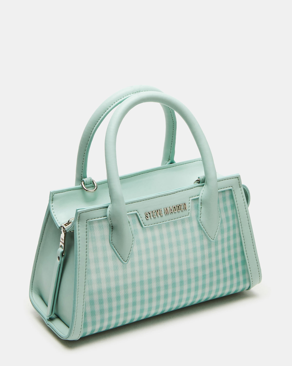 PEACHY Green Multi Women's Mini Top-Handle Mesh Handbag | Steve Madden Everyday