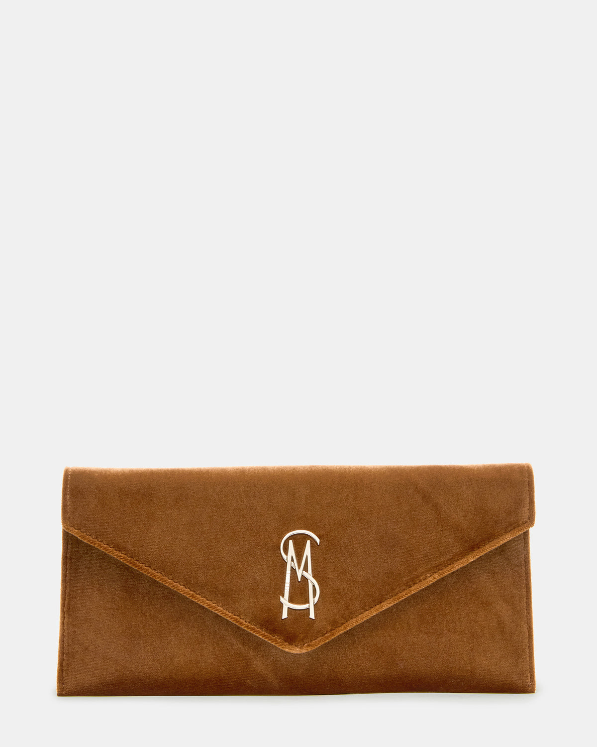 SMOOTH Bag Rust Fabric Envelope Logo Crossbody Clutch Handbag | Steve Madden Everyday