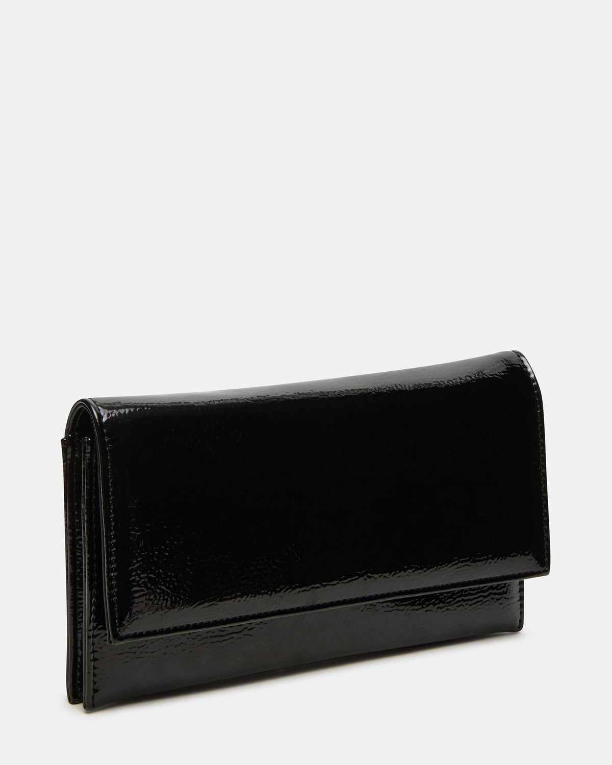 JULIANA Bag Black Patent Crossbody Clutch Handbag | Steve Madden Classic