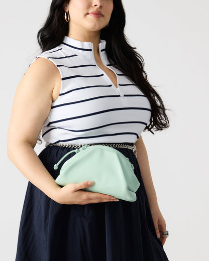 HAILEE Light Green Women's Soft Clutch Handbag | Steve Madden Value