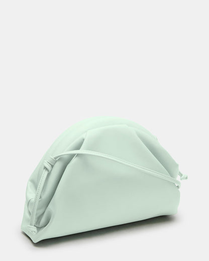 HAILEE Light Green Women's Soft Clutch Handbag | Steve Madden Value