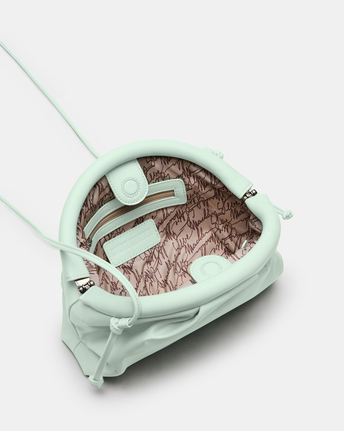 HAILEE Light Green Women's Soft Clutch Handbag | Steve Madden Value