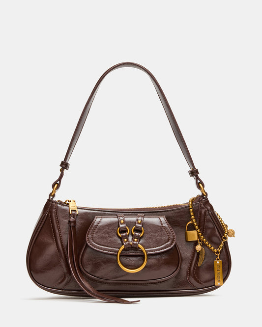 LUXXAR Bag Brown Shoulder Strap Boho-Inspired Handbag | Steve Madden Discount
