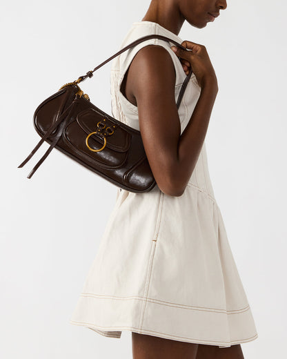 LUXXAR Bag Brown Shoulder Strap Boho-Inspired Handbag | Steve Madden Discount