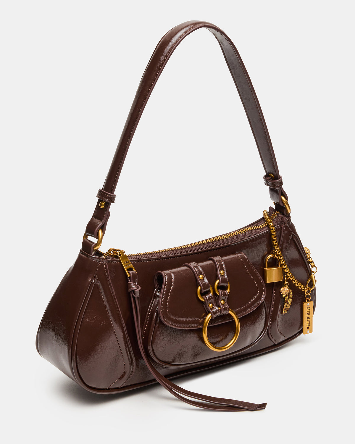 LUXXAR Bag Brown Shoulder Strap Boho-Inspired Handbag | Steve Madden Discount