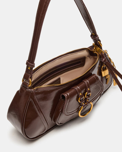 LUXXAR Bag Brown Shoulder Strap Boho-Inspired Handbag | Steve Madden Discount