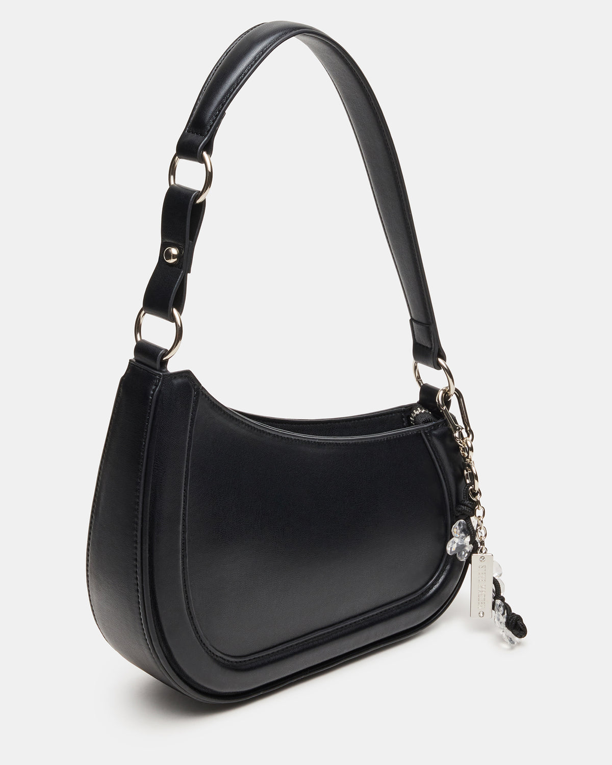 MUSEE Bag Black Asymmetrical Shoulder Strap Handbag | Steve Madden New