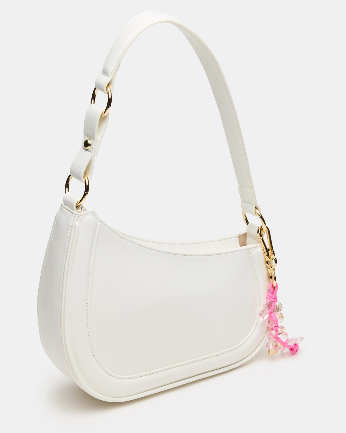 MUSEE Bag White Asymmetrical Shoulder Strap Handbag | Steve Madden Deals
