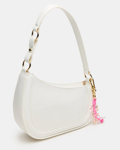 MUSEE Bag White Asymmetrical Shoulder Strap Handbag | Steve Madden Deals
