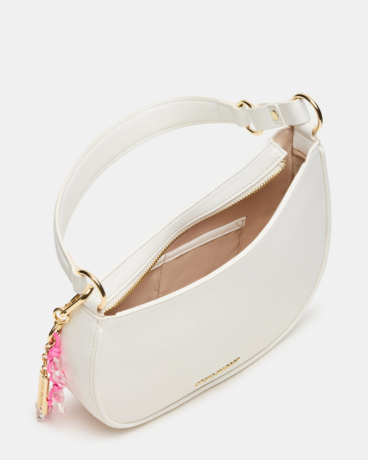 MUSEE Bag White Asymmetrical Shoulder Strap Handbag | Steve Madden Deals