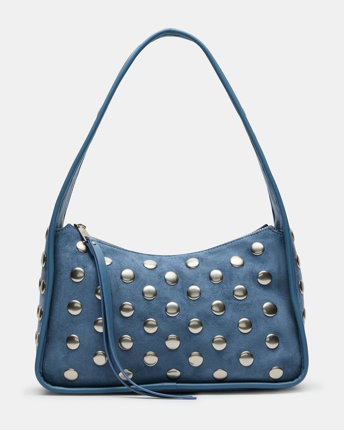 CHEYANN Bag Light Blue Hobo Dome-Studded Shoulder Strap Women's Handbag | Steve Madden Trusted