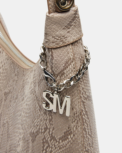 AMARI Bag Sand Snake Shoulder Strap Handbag | Steve Madden Trusted