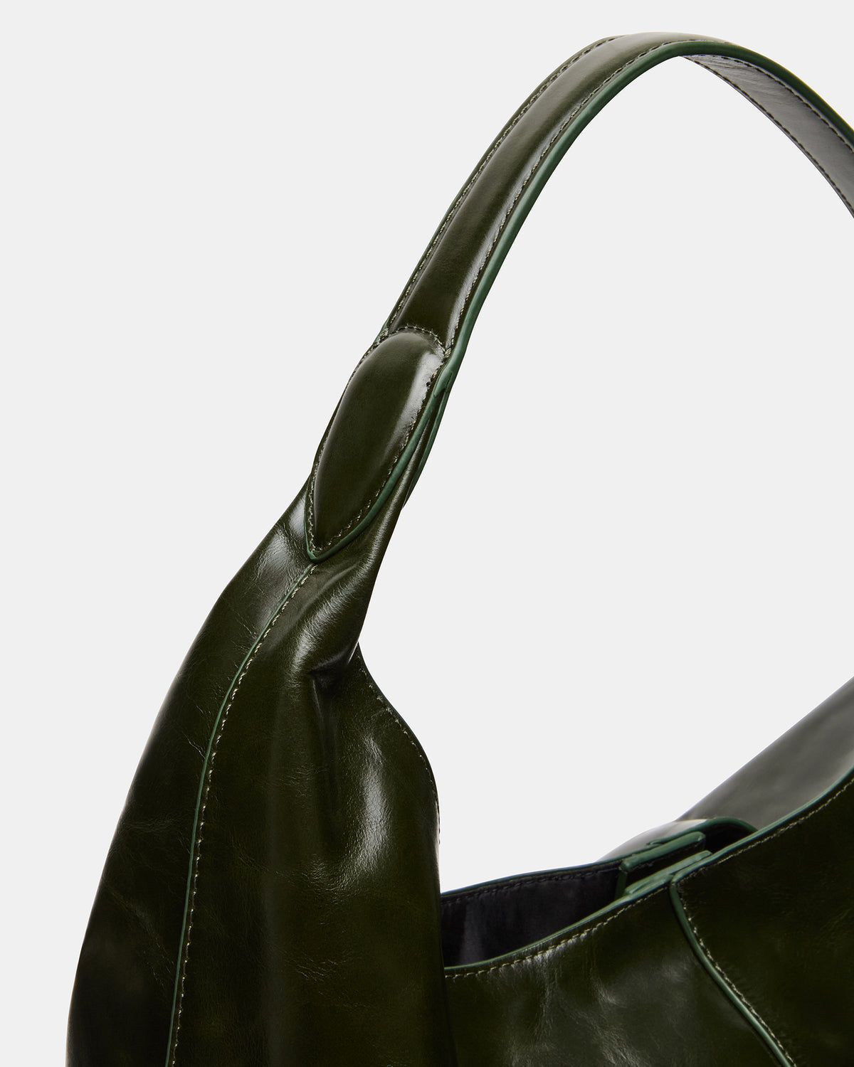 COLLINS Bag Olive Hobo Slouchy Shoulder Strap Tote Handbag | Steve Madden Classic