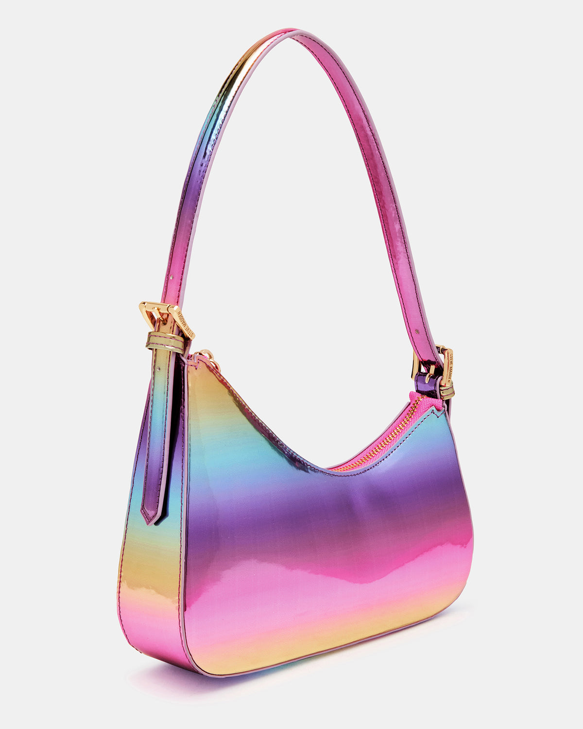 SMITH Bag Metallic Multi Asymmetric Shoulder Handbag | Steve Madden Smart Buy