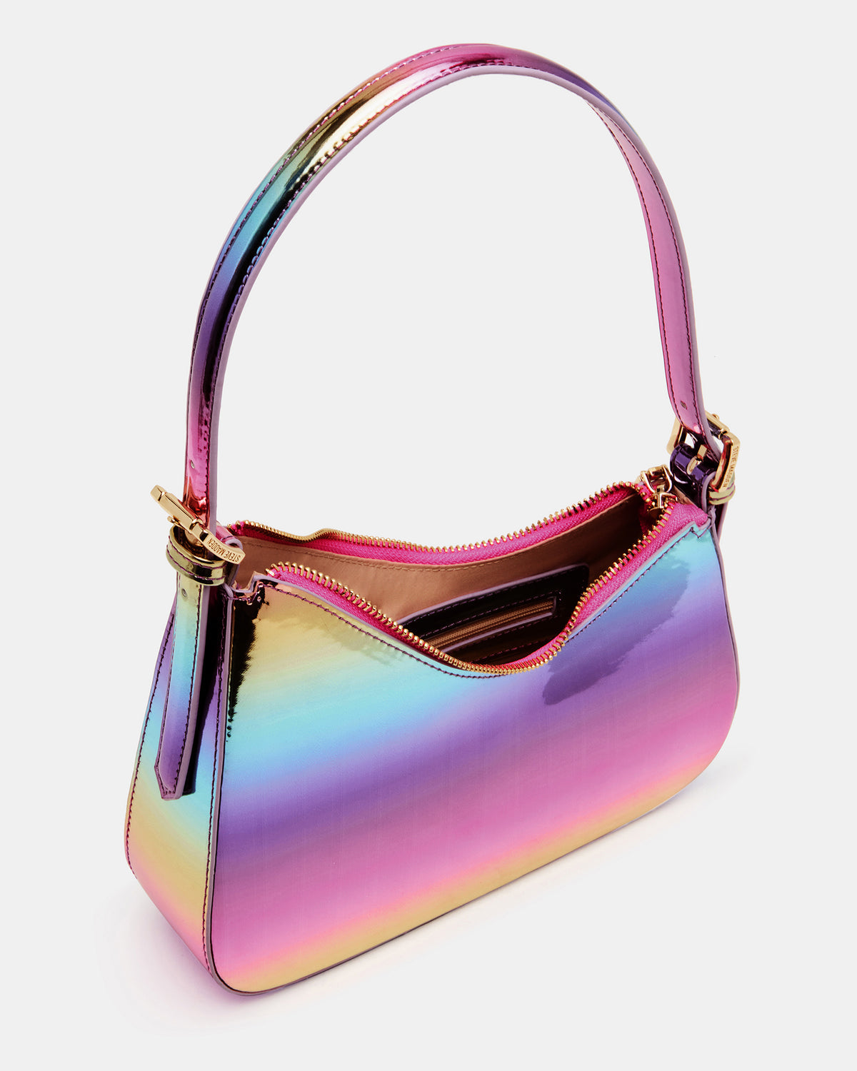 SMITH Bag Metallic Multi Asymmetric Shoulder Handbag | Steve Madden Smart Buy