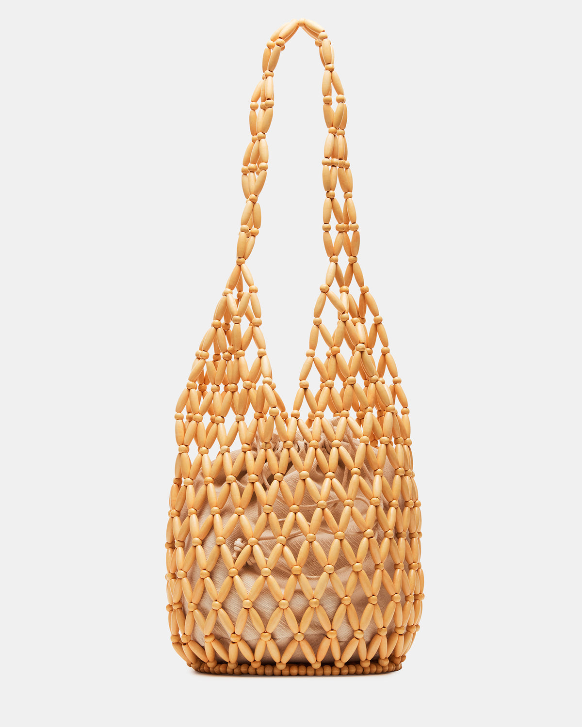 FIJI Natural Women's Beaded Shoulder Bag | Steve Madden Hot Sale