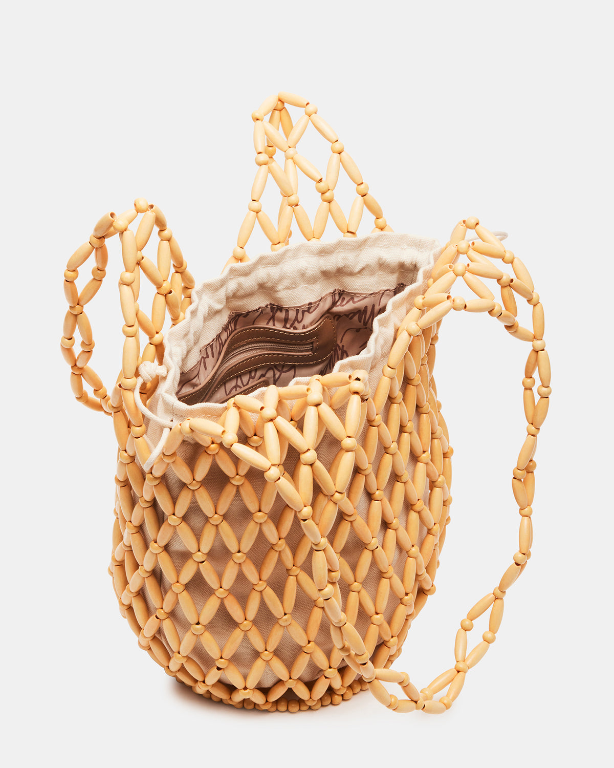 FIJI Natural Women's Beaded Shoulder Bag | Steve Madden Hot Sale