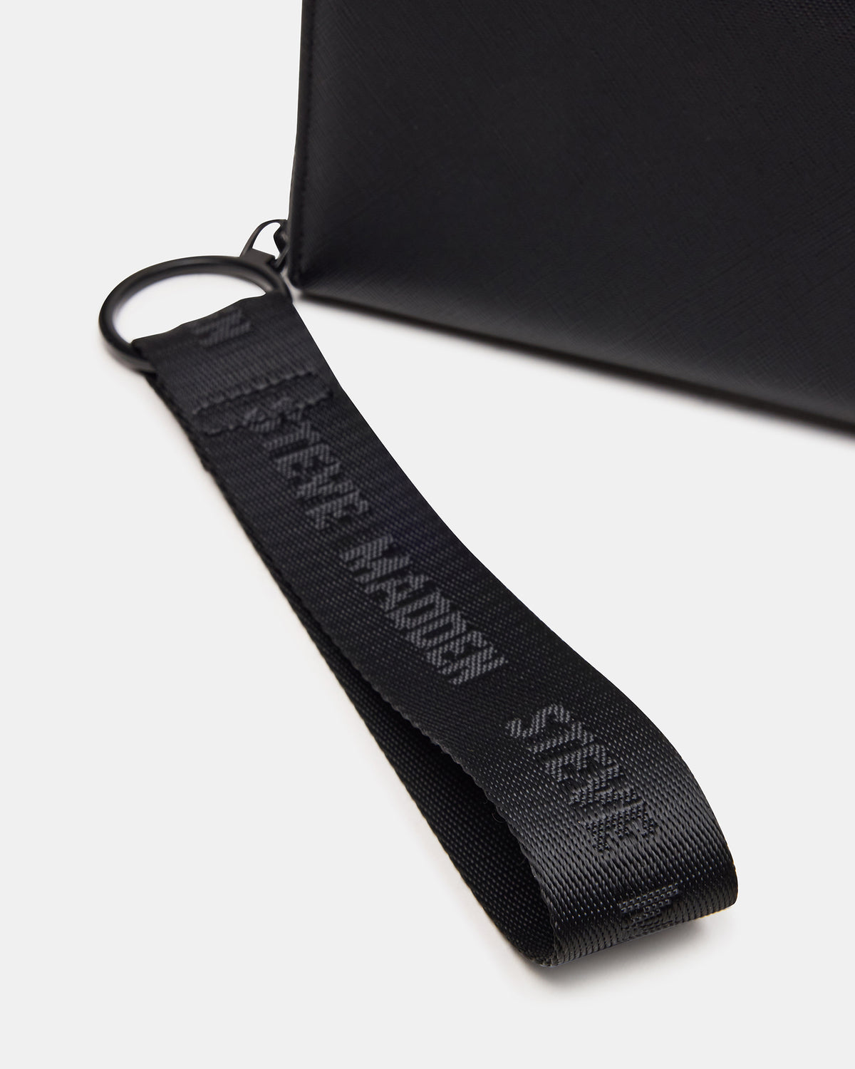 ZIP Wallet Black Zipper Cloure Wristlet Wallet | Steve Madden Smart Buy