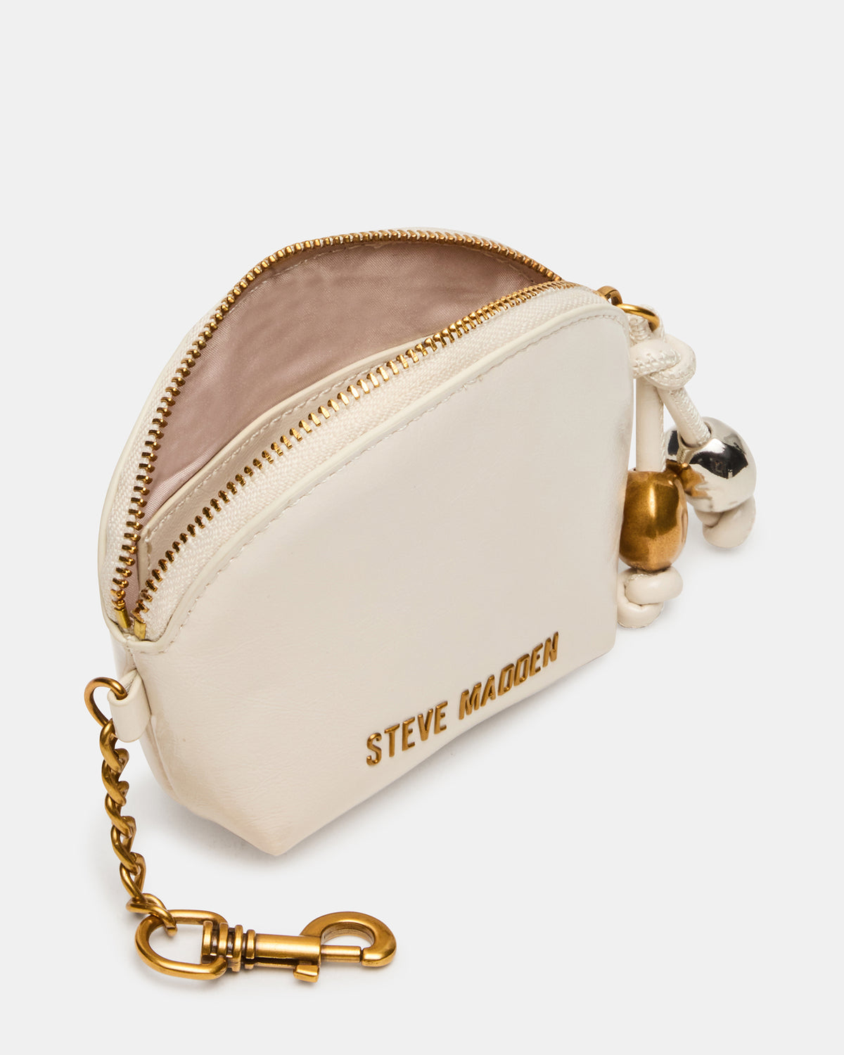 CASSIDI Wallet Chalk Dome-Shaped Card Holder | Steve Madden Quality