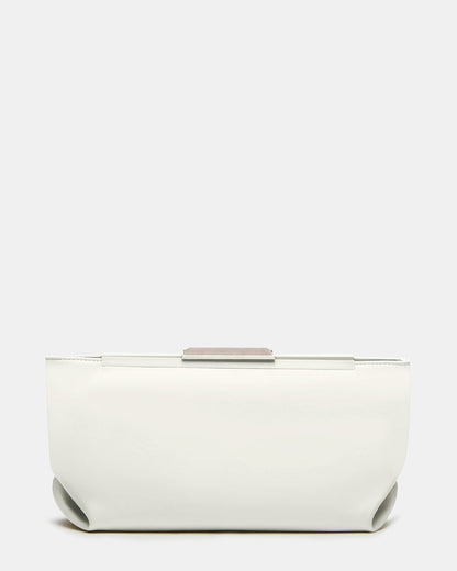 ANTONI Soft Oversized Clutch Bag Off-White | Women's Handbags | Steve Madden Best Price