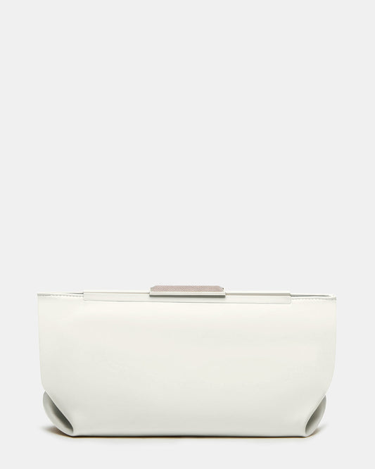 ANTONI Soft Oversized Clutch Bag Off-White | Women's Handbags | Steve Madden Best Price