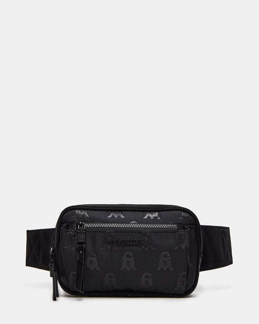 LIND Black/Black Women's Adjustable Belt Handbag | Steve Madden Special Offer