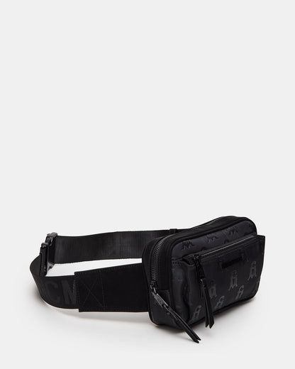 LIND Black/Black Women's Adjustable Belt Handbag | Steve Madden Special Offer