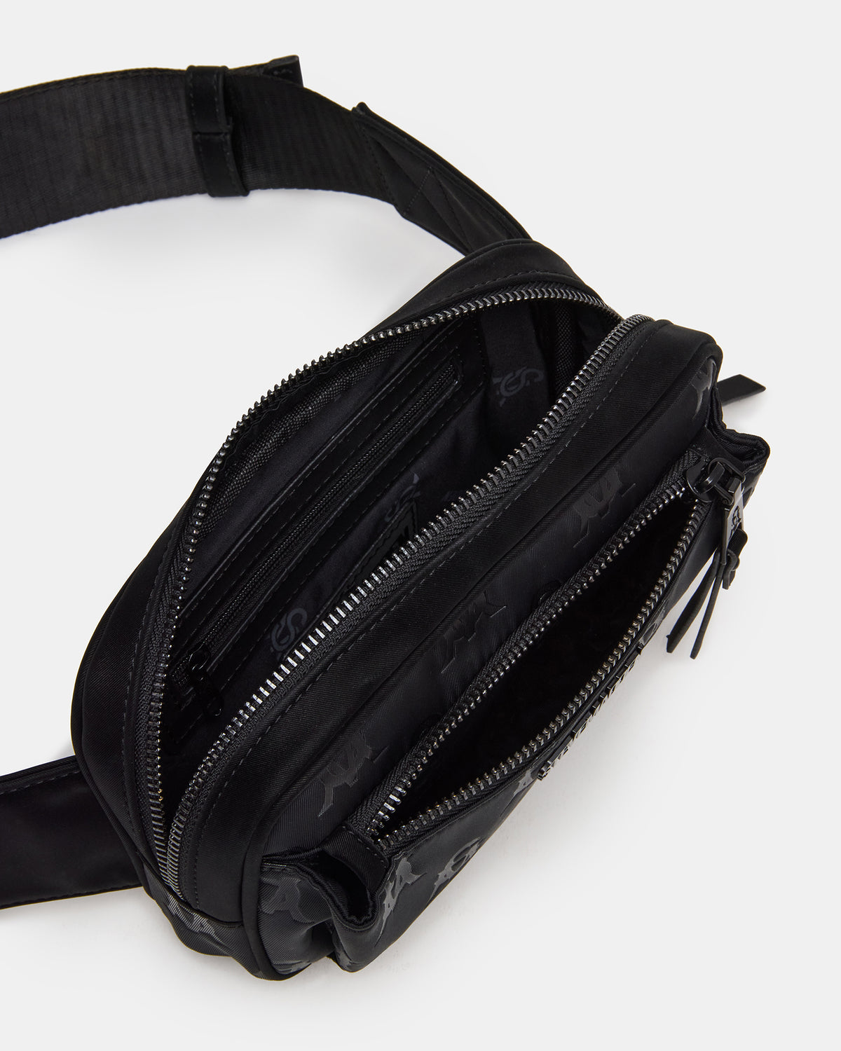 LIND Black/Black Women's Adjustable Belt Handbag | Steve Madden Special Offer