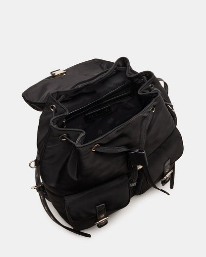 ROLO Black Women's Drawstring Backpack | Steve Madden Recommended