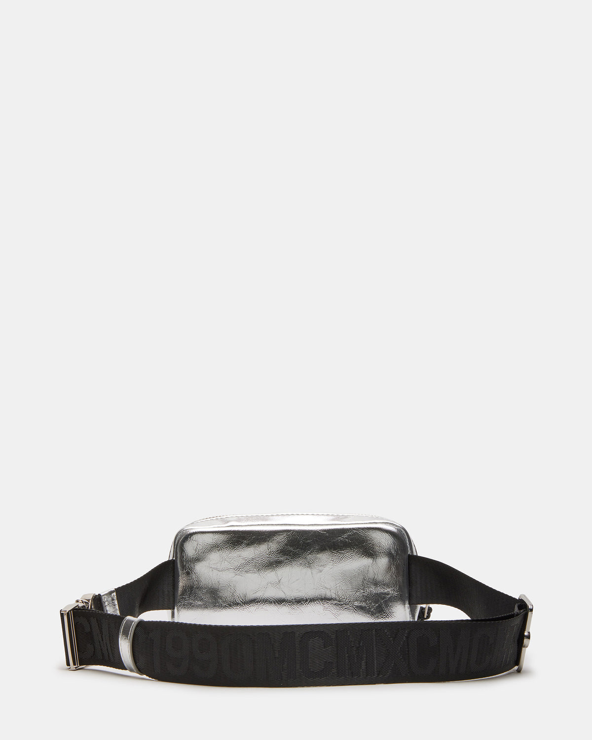 MADRIDD Belt Bag Silver | Women's Handbags | Steve Madden Top Pick