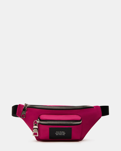 REMIX Fuchsia Women's Sporty Belt Handbag | Steve Madden Classic