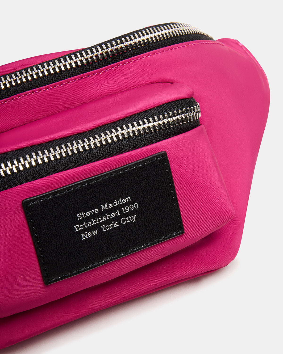 REMIX Fuchsia Women's Sporty Belt Handbag | Steve Madden Classic
